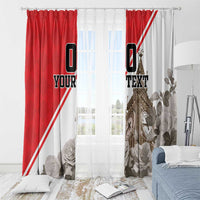 Custom England Rose Window Curtain With Big Ben - Wonder Print Shop