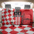 Custom Croatia Back Car Seat Cover Checkerboard Hrvatska Simple Style - Wonder Print Shop