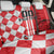 Custom Croatia Back Car Seat Cover Checkerboard Hrvatska Simple Style - Wonder Print Shop