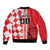 Custom Croatia Bomber Jacket Checkerboard Hrvatska Simple Style - Wonder Print Shop