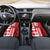 Custom Croatia Car Mats Checkerboard Hrvatska Simple Style - Wonder Print Shop