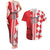 Custom Croatia Couples Matching Tank Maxi Dress and Hawaiian Shirt Checkerboard Hrvatska Simple Style - Wonder Print Shop