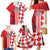 Custom Croatia Family Matching Mermaid Dress and Hawaiian Shirt Checkerboard Hrvatska Simple Style - Wonder Print Shop