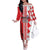Custom Croatia Family Matching Off The Shoulder Long Sleeve Dress and Hawaiian Shirt Checkerboard Hrvatska Simple Style - Wonder Print Shop