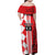 Custom Croatia Family Matching Off Shoulder Maxi Dress and Hawaiian Shirt Checkerboard Hrvatska Simple Style - Wonder Print Shop