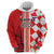 Custom Croatia Hoodie Checkerboard Hrvatska Simple Style - Wonder Print Shop
