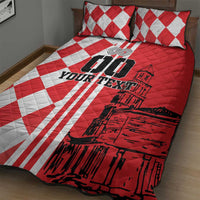 Custom Croatia Quilt Bed Set Checkerboard Hrvatska Simple Style - Wonder Print Shop