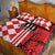 Custom Croatia Quilt Bed Set Checkerboard Hrvatska Simple Style - Wonder Print Shop