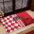 Custom Croatia Rubber Doormat Checkerboard Hrvatska Simple Style - Wonder Print Shop
