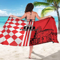 Custom Croatia Sarong Checkerboard Hrvatska Simple Style - Wonder Print Shop