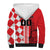 Custom Croatia Sherpa Hoodie Checkerboard Hrvatska Simple Style - Wonder Print Shop