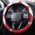 Croatia Steering Wheel Cover Checkerboard Hrvatska Simple Style - Wonder Print Shop