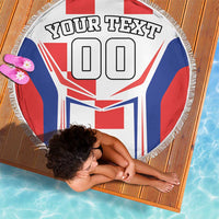 Custom Croatia Checkerboard Beach Blanket Simple Style - Wonder Print Shop