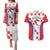 Custom Croatia Checkerboard Couples Matching Puletasi and Hawaiian Shirt Simple Style - Wonder Print Shop