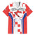 Custom Croatia Checkerboard Family Matching Long Sleeve Bodycon Dress and Hawaiian Shirt Simple Style - Wonder Print Shop