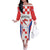 Custom Croatia Checkerboard Family Matching Off The Shoulder Long Sleeve Dress and Hawaiian Shirt Simple Style - Wonder Print Shop