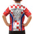 Custom Croatia Checkerboard Family Matching Off Shoulder Maxi Dress and Hawaiian Shirt Simple Style - Wonder Print Shop