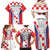 Custom Croatia Checkerboard Family Matching Off Shoulder Maxi Dress and Hawaiian Shirt Simple Style - Wonder Print Shop
