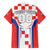 Custom Croatia Checkerboard Family Matching Off Shoulder Maxi Dress and Hawaiian Shirt Simple Style - Wonder Print Shop