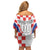 Custom Croatia Checkerboard Family Matching Off Shoulder Short Dress and Hawaiian Shirt Simple Style - Wonder Print Shop