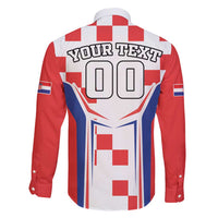 Custom Croatia Checkerboard Family Matching Summer Maxi Dress and Hawaiian Shirt Simple Style - Wonder Print Shop