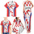 Custom Croatia Checkerboard Family Matching Tank Maxi Dress and Hawaiian Shirt Simple Style - Wonder Print Shop