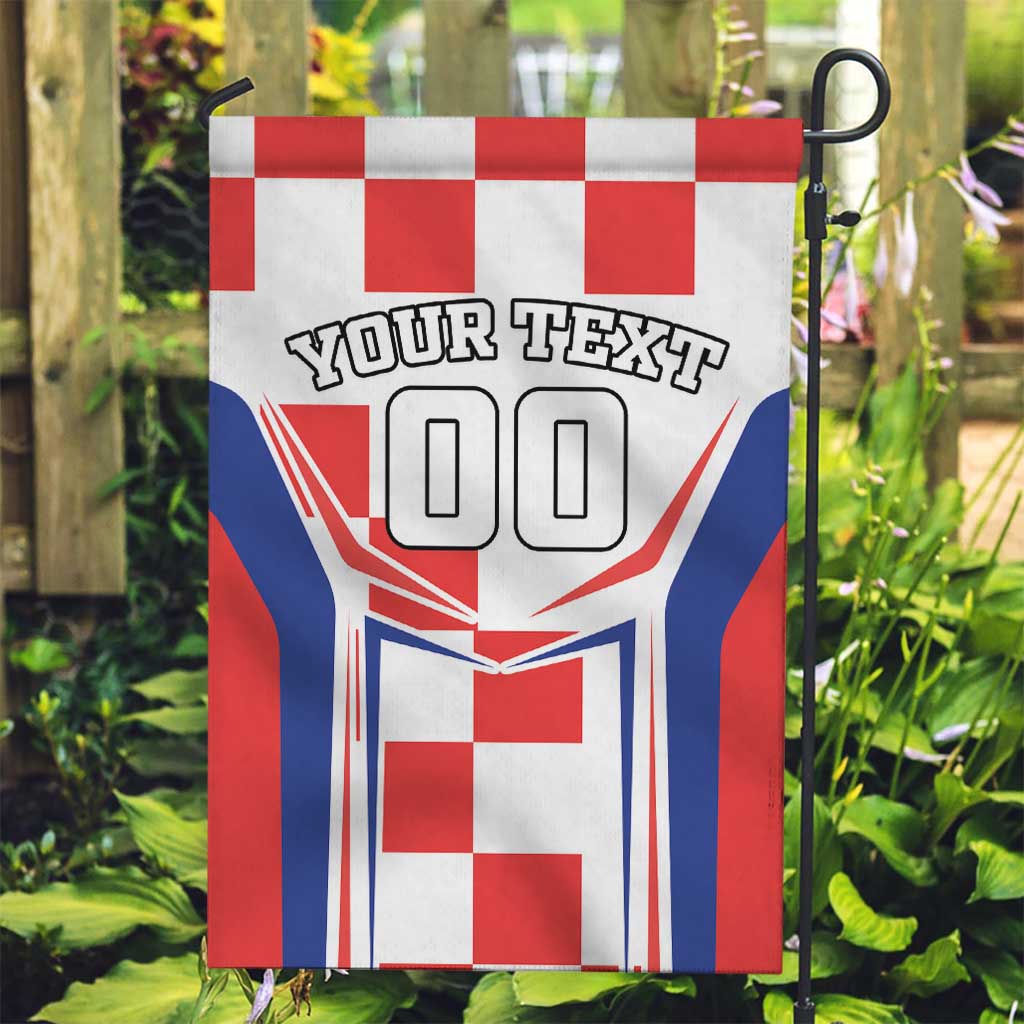 Custom Croatia Checkerboard Garden Flag Simple Style - Wonder Print Shop