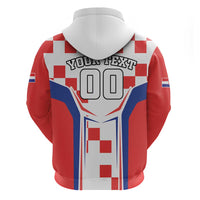 Custom Croatia Checkerboard Hoodie Simple Style - Wonder Print Shop