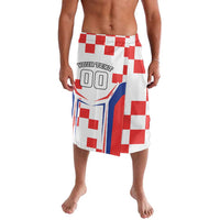 Custom Croatia Checkerboard Lavalava Simple Style - Wonder Print Shop