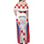 Custom Croatia Checkerboard Off Shoulder Maxi Dress Simple Style - Wonder Print Shop