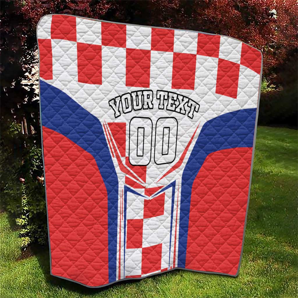 Custom Croatia Checkerboard Quilt Simple Style - Wonder Print Shop