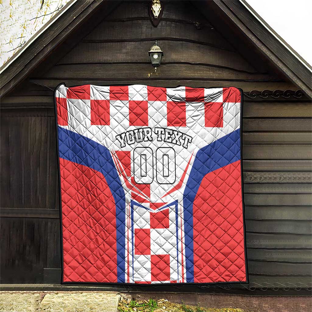 Custom Croatia Checkerboard Quilt Simple Style - Wonder Print Shop