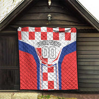 Custom Croatia Checkerboard Quilt Simple Style - Wonder Print Shop