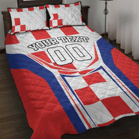 Custom Croatia Checkerboard Quilt Bed Set Simple Style - Wonder Print Shop