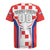 Custom Croatia Checkerboard Rugby Jersey Simple Style - Wonder Print Shop
