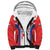 Custom Croatia Checkerboard Sherpa Hoodie Simple Style - Wonder Print Shop