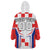 Custom Croatia Checkerboard Wearable Blanket Hoodie Simple Style - Wonder Print Shop