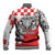 Personalized Croatia Leopard Heads Baseball Jacket With Iris - Wonder Print Shop