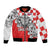 Personalized Croatia Leopard Heads Bomber Jacket With Iris - Wonder Print Shop