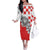 Personalized Croatia Leopard Heads Family Matching Off The Shoulder Long Sleeve Dress and Hawaiian Shirt With Iris - Wonder Print Shop
