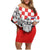 Personalized Croatia Leopard Heads Family Matching Off Shoulder Short Dress and Hawaiian Shirt With Iris - Wonder Print Shop
