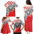 Personalized Croatia Leopard Heads Family Matching Puletasi and Hawaiian Shirt With Iris - Wonder Print Shop