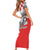 Personalized Croatia Leopard Heads Family Matching Short Sleeve Bodycon Dress and Hawaiian Shirt With Iris - Wonder Print Shop