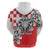 Personalized Croatia Leopard Heads Hoodie With Iris - Wonder Print Shop