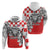 Personalized Croatia Leopard Heads Hoodie With Iris - Wonder Print Shop