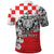 Personalized Croatia Leopard Heads Polo Shirt With Iris - Wonder Print Shop