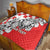 Personalized Croatia Leopard Heads Quilt With Iris - Wonder Print Shop