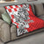 Personalized Croatia Leopard Heads Quilt With Iris - Wonder Print Shop