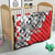 Personalized Croatia Leopard Heads Quilt With Iris - Wonder Print Shop
