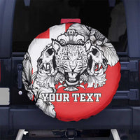 Personalized Croatia Leopard Heads Spare Tire Cover With Iris - Wonder Print Shop